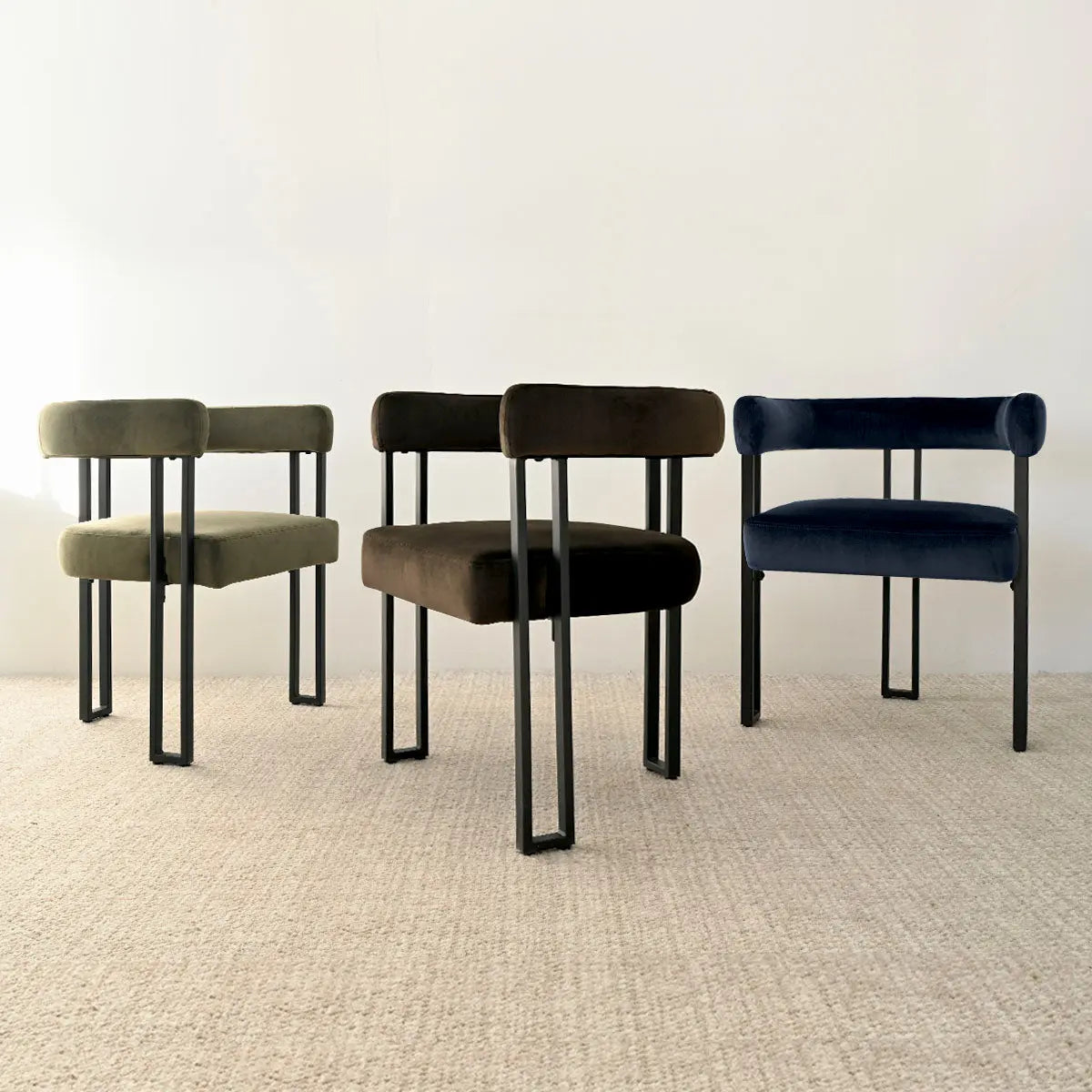 Mia-Series-of-Velvet-Dining-Chair-Bar-Stool-Sherpa-Dining-Chair-Bar-Stool The Pop Maison