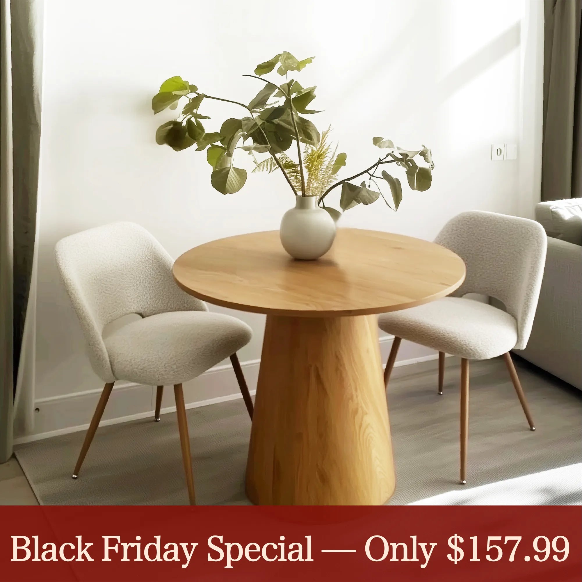 Edwin Modern Upholstered Dining Chair (Set of 2)