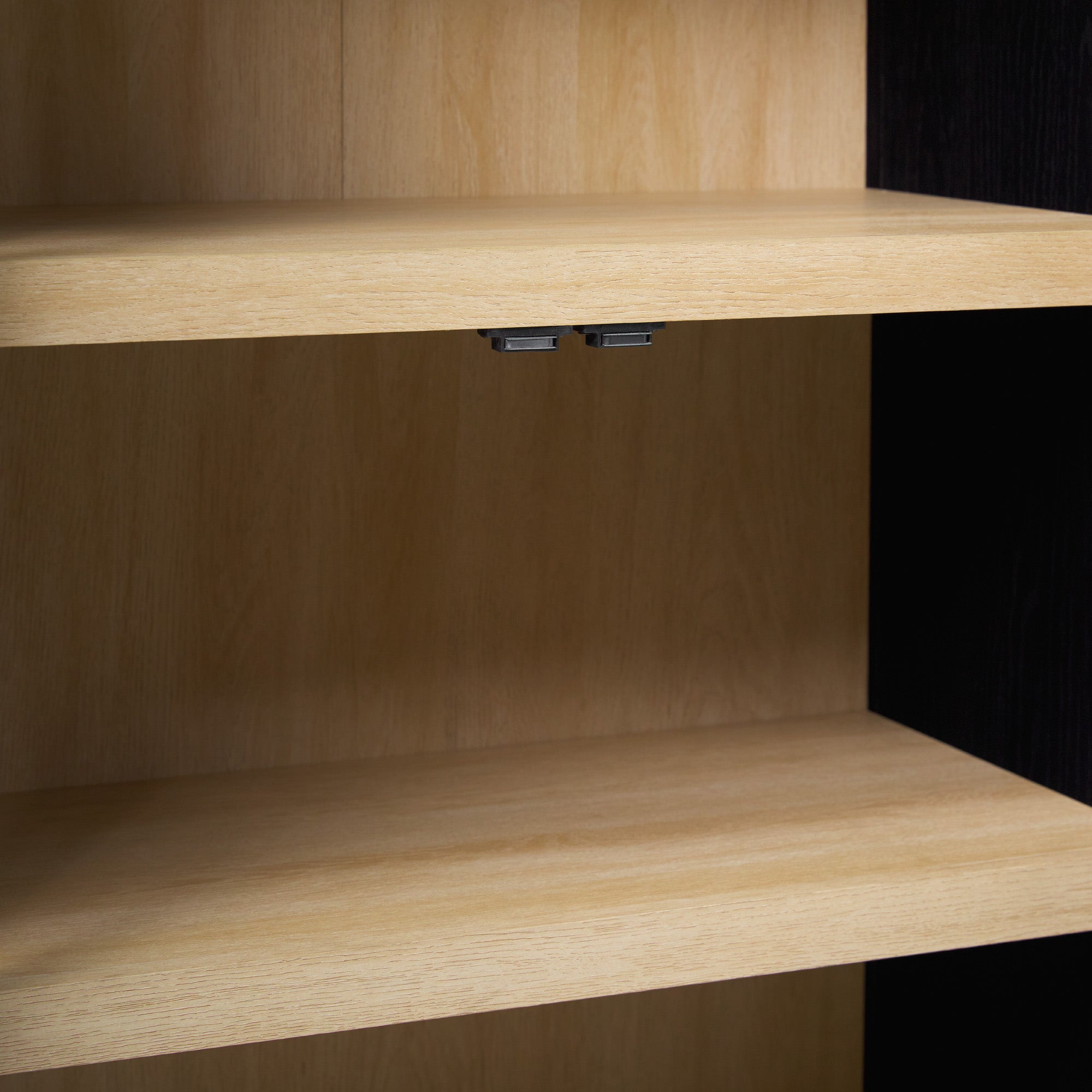 Parisian Modern 5 Shelf Arched Tall Bookcase with Glass Doors