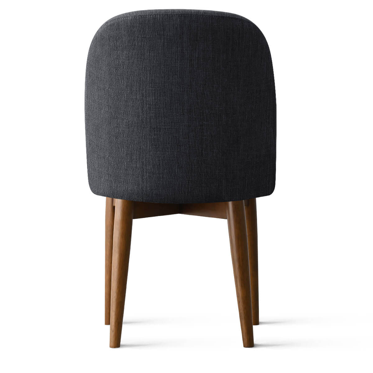 Athena Linen Upholstered Solid Wood Dining Chairs (Set of 6)