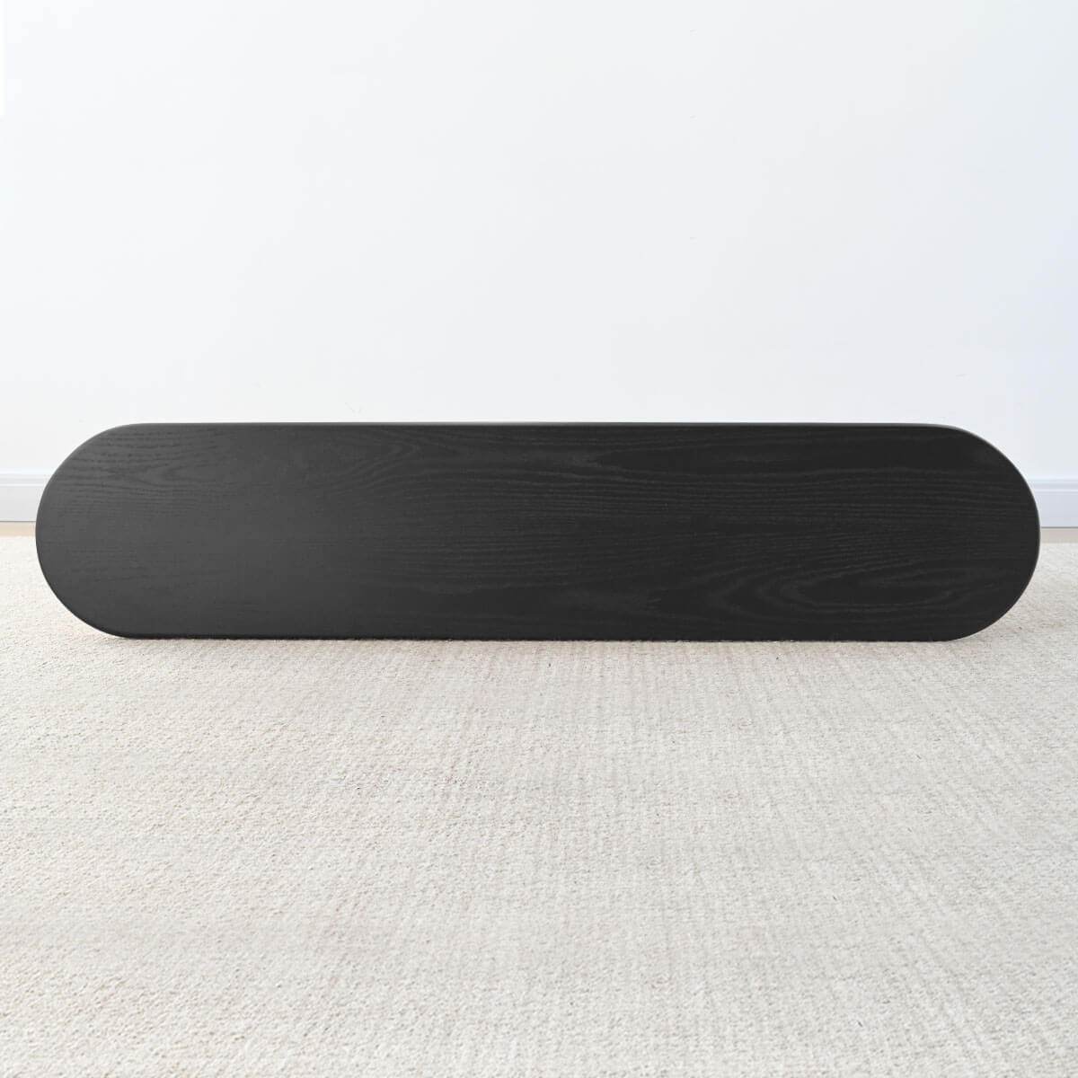 Baguette 60" Modern Oval Solid Wood Console Table