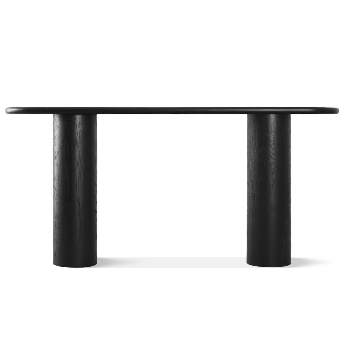 Baguette 60" Modern Oval Solid Wood Console Table