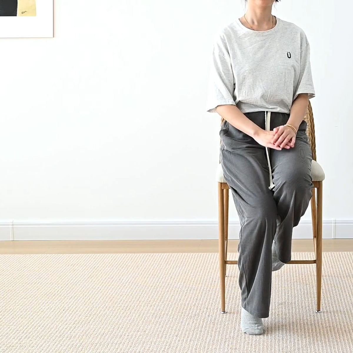 Barcelona 25.5" Beige Rattan Upholstered Counter Stool (Set of 4)