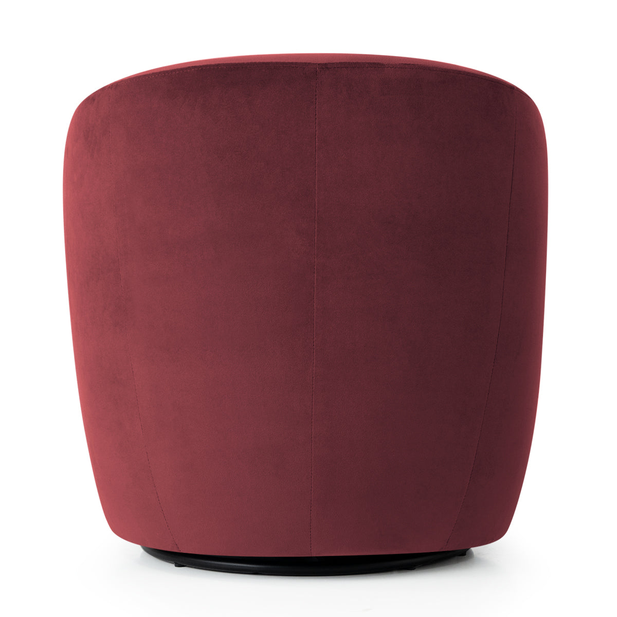 Bella Modern Small Velvet Swivel Barrel Chair (1-Piece)