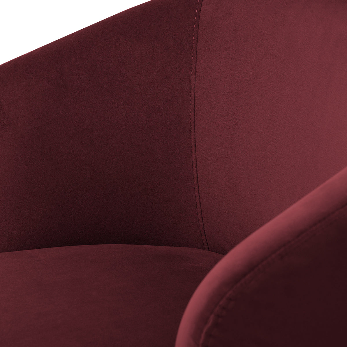 Bella Modern Small Velvet Swivel Barrel Chair (1-Piece)