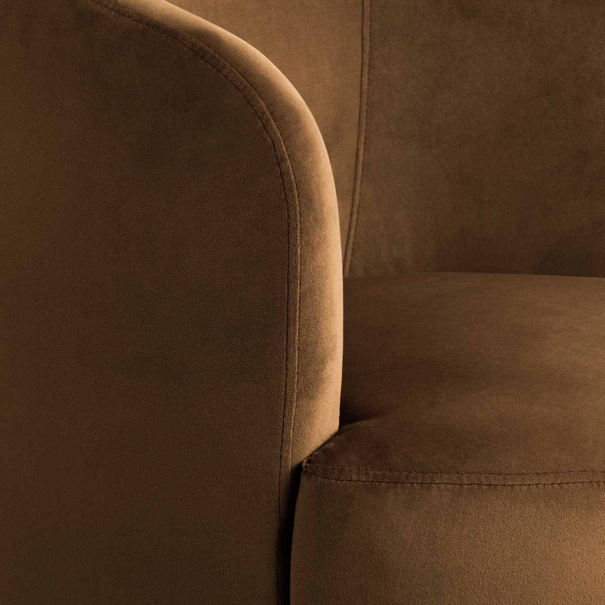 Bella Modern Small Velvet Swivel Barrel Chair (1-Piece)