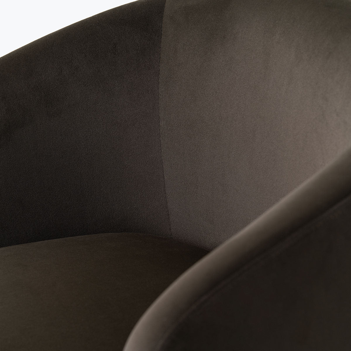 Bella Modern Velvet Swivel Barrel Chair (1-Piece)