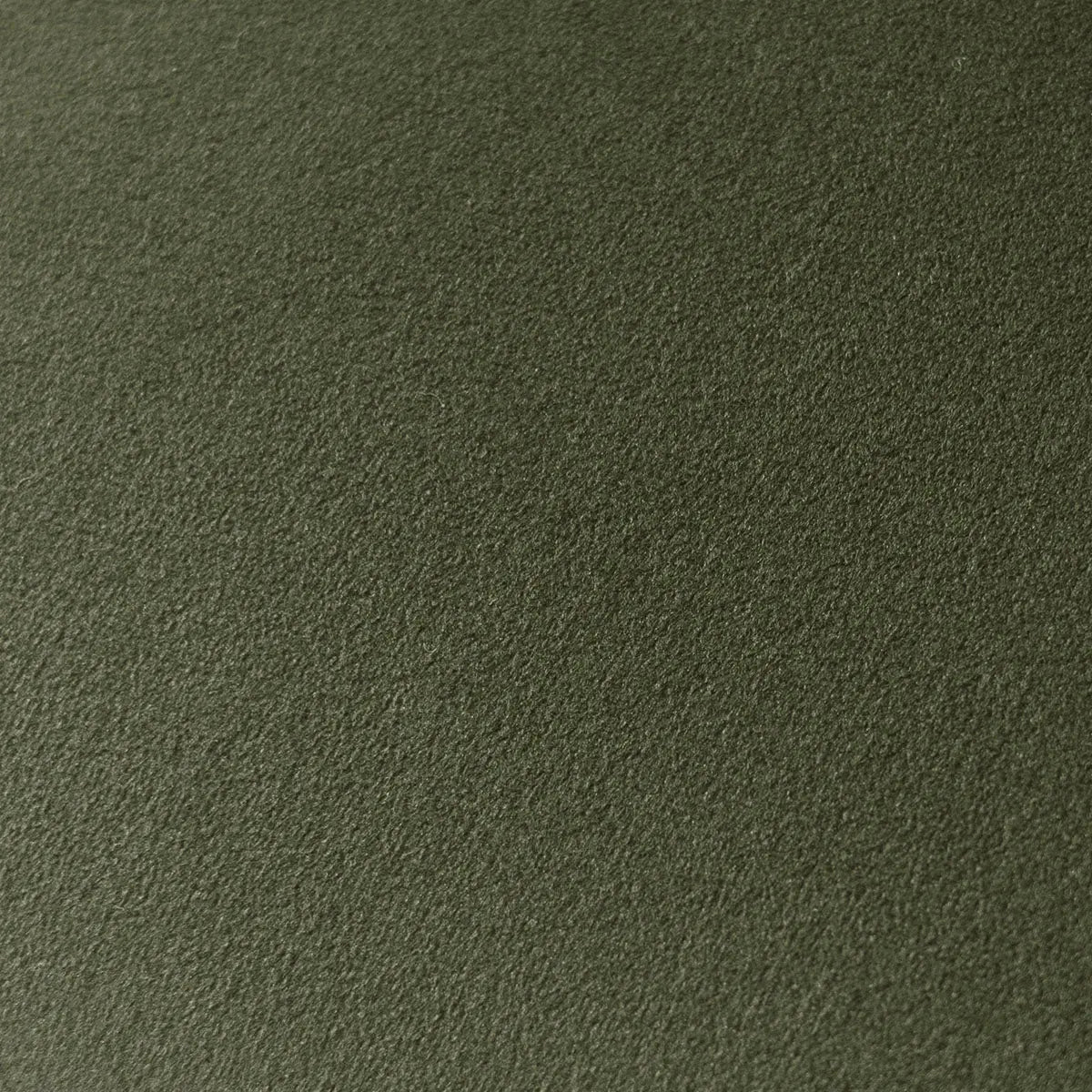 Olive green velvet texture of Bella Modern Swivel Barrel Chair, close-up fabric detail.