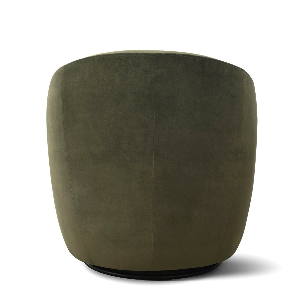Bella Modern Small Velvet Swivel Barrel Chair (1-Piece)