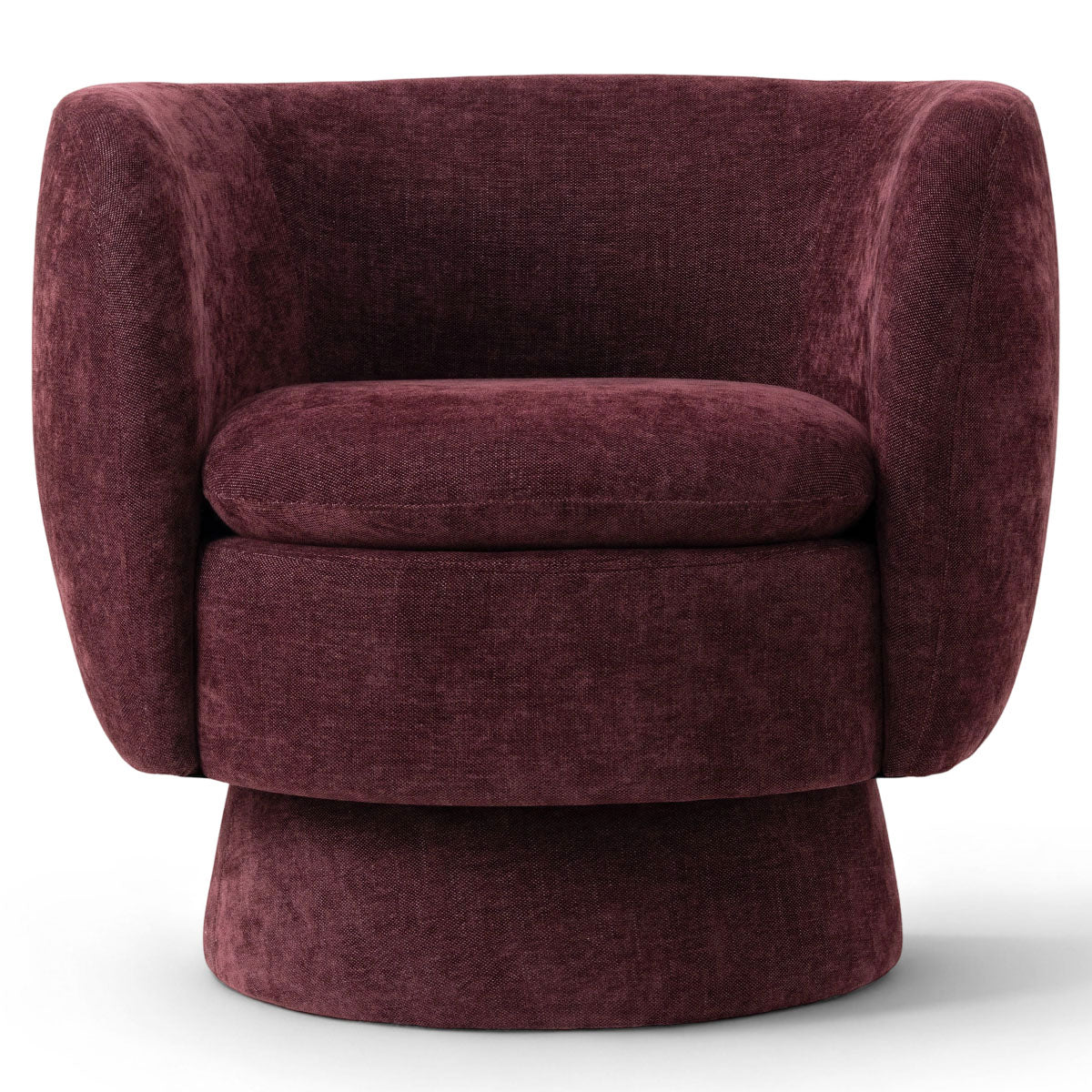 Bloom Upholstered Swivel Barrel Accent Chair (1-Piece)