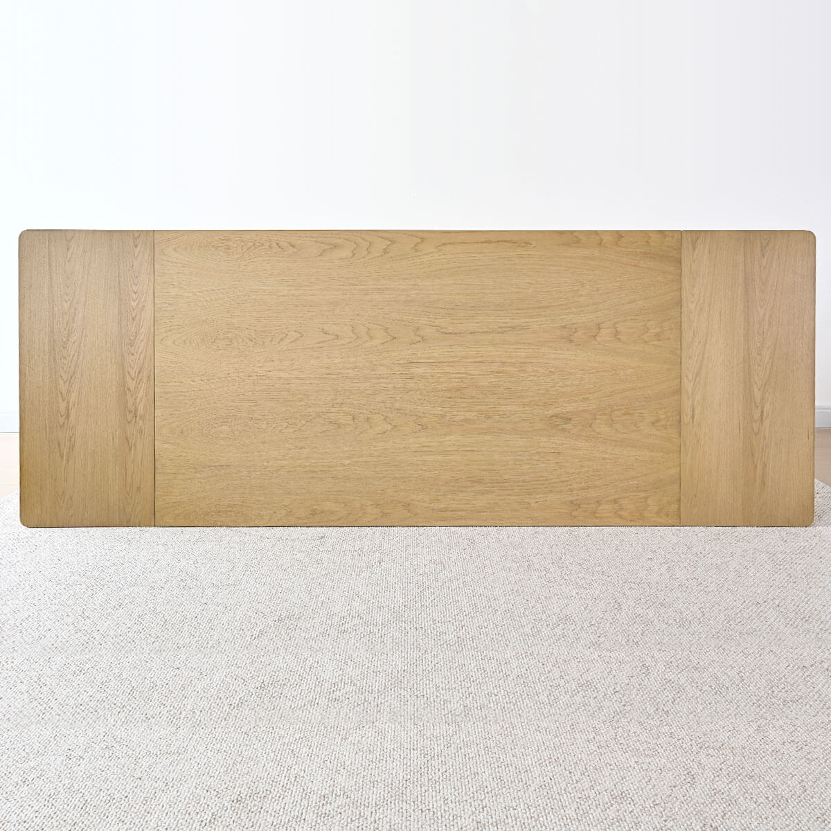 Chandler 63"-95" Large Wood Rectangular Extendable Dining Table