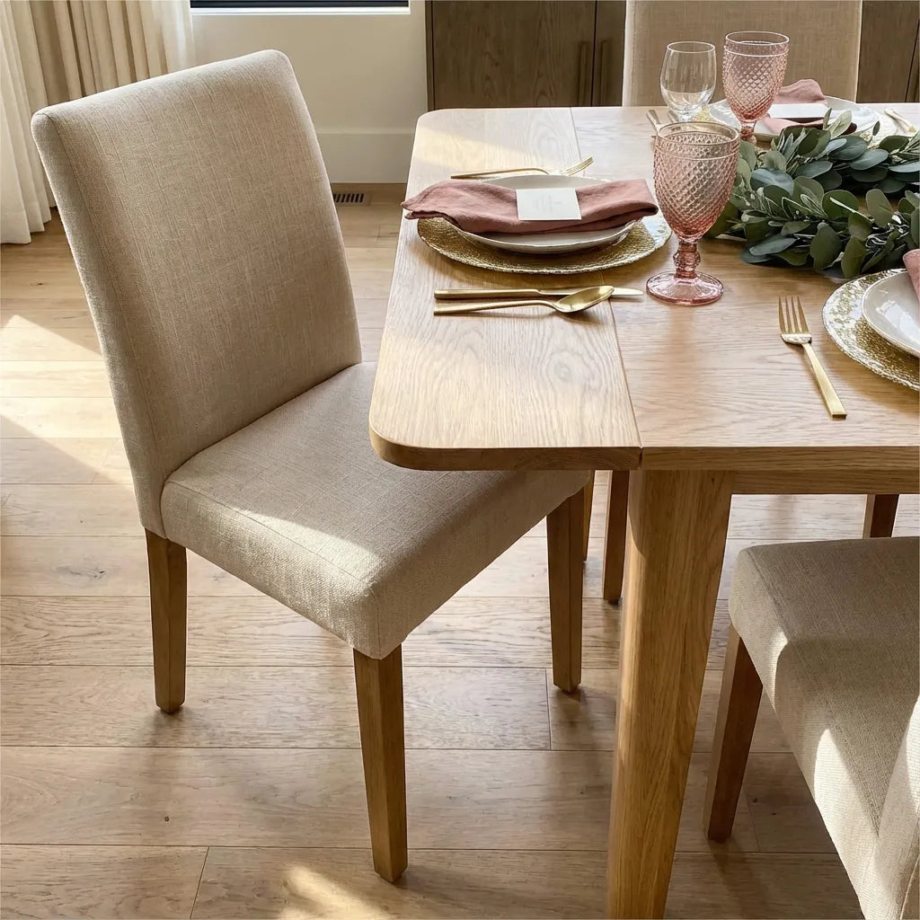 Chandler & North Solid Wood Rectangular Extendable Dining Table Set for 8 (9-Piece)