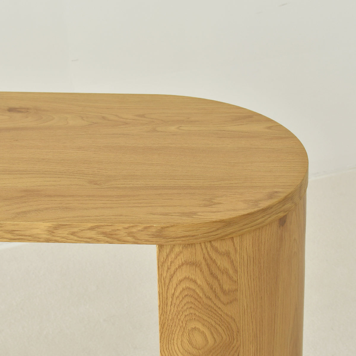 Dwen 60" Modern 2-Style Oval Console Table