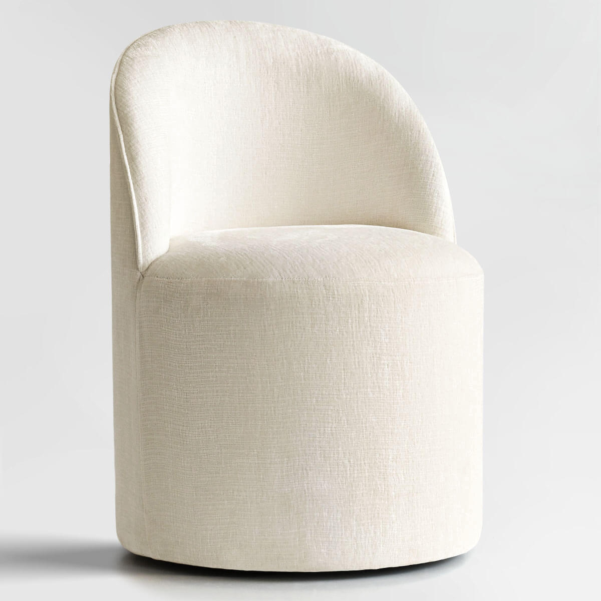 Doris Rolling Upholstered Dining Chair With Castors (Set of 6)