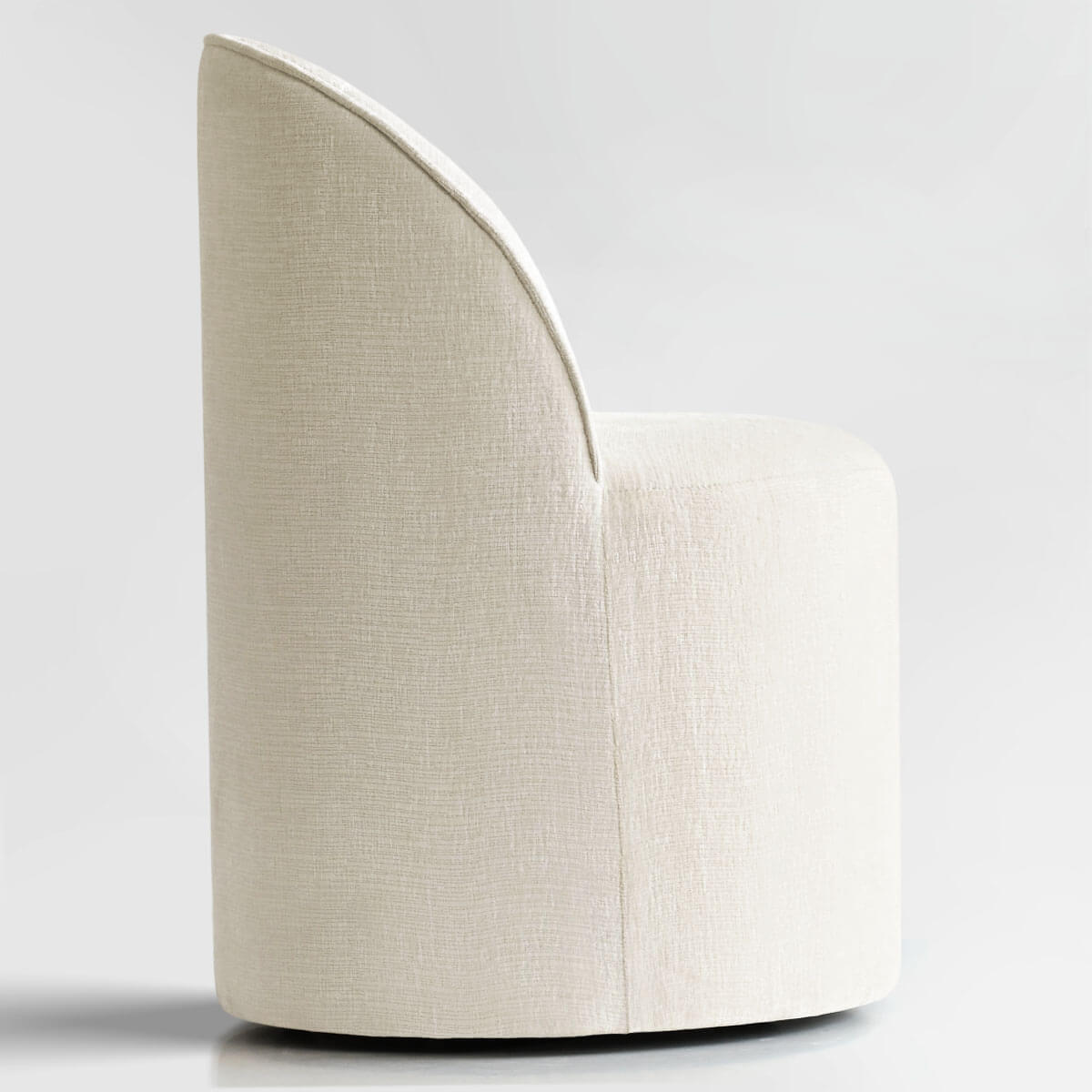 Doris Rolling Upholstered Dining Chair With Castors (Set of 6)