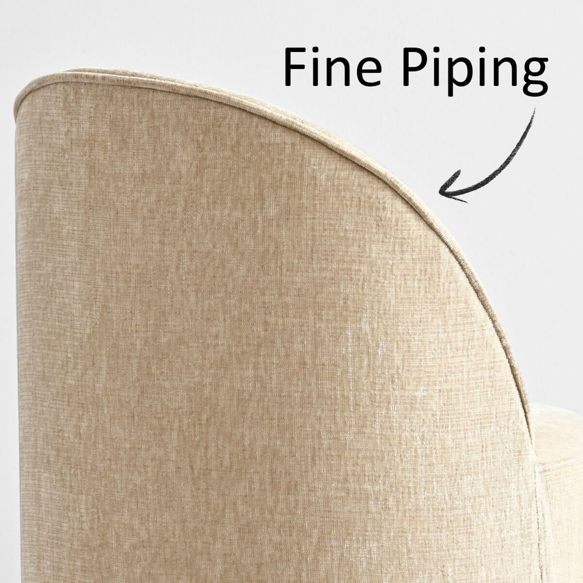 Doris Rolling Upholstered Dining Chair With Castors (1-Piece)