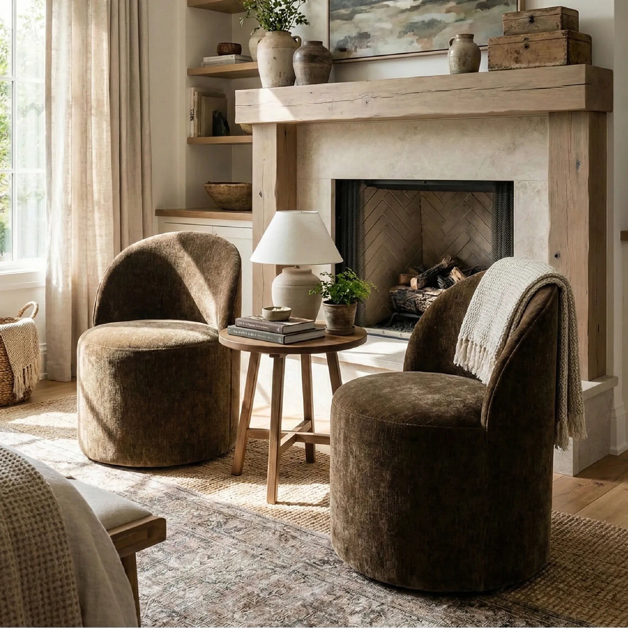 Doris Modern Small Accent Chair (Set of 2)