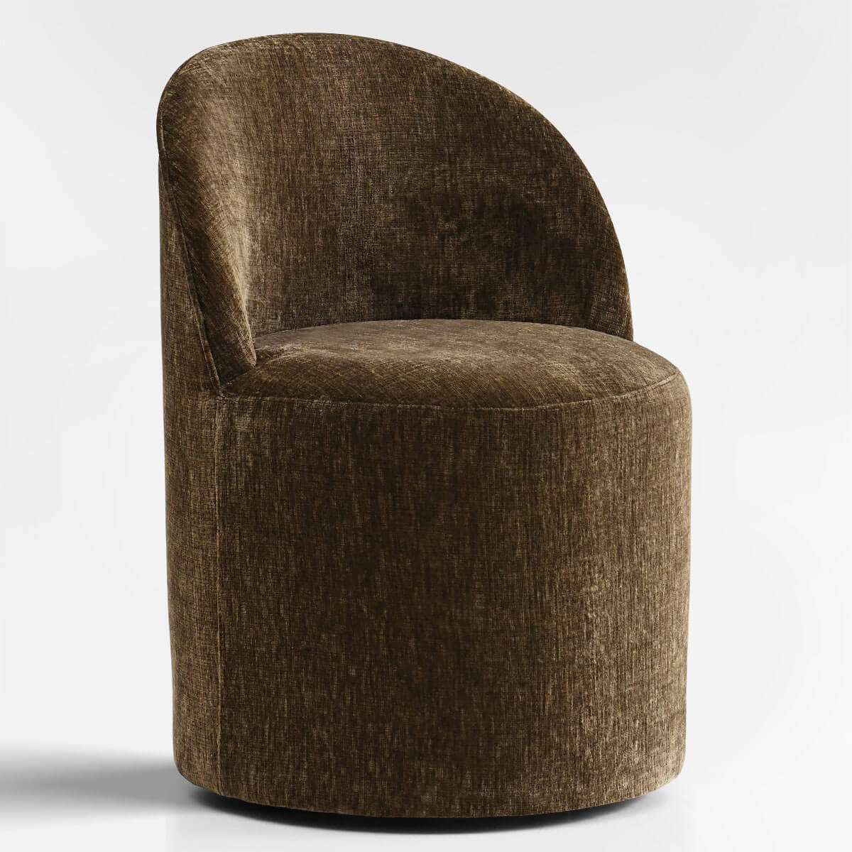 Doris Rolling Upholstered Dining Chair With Castors (1-Piece)