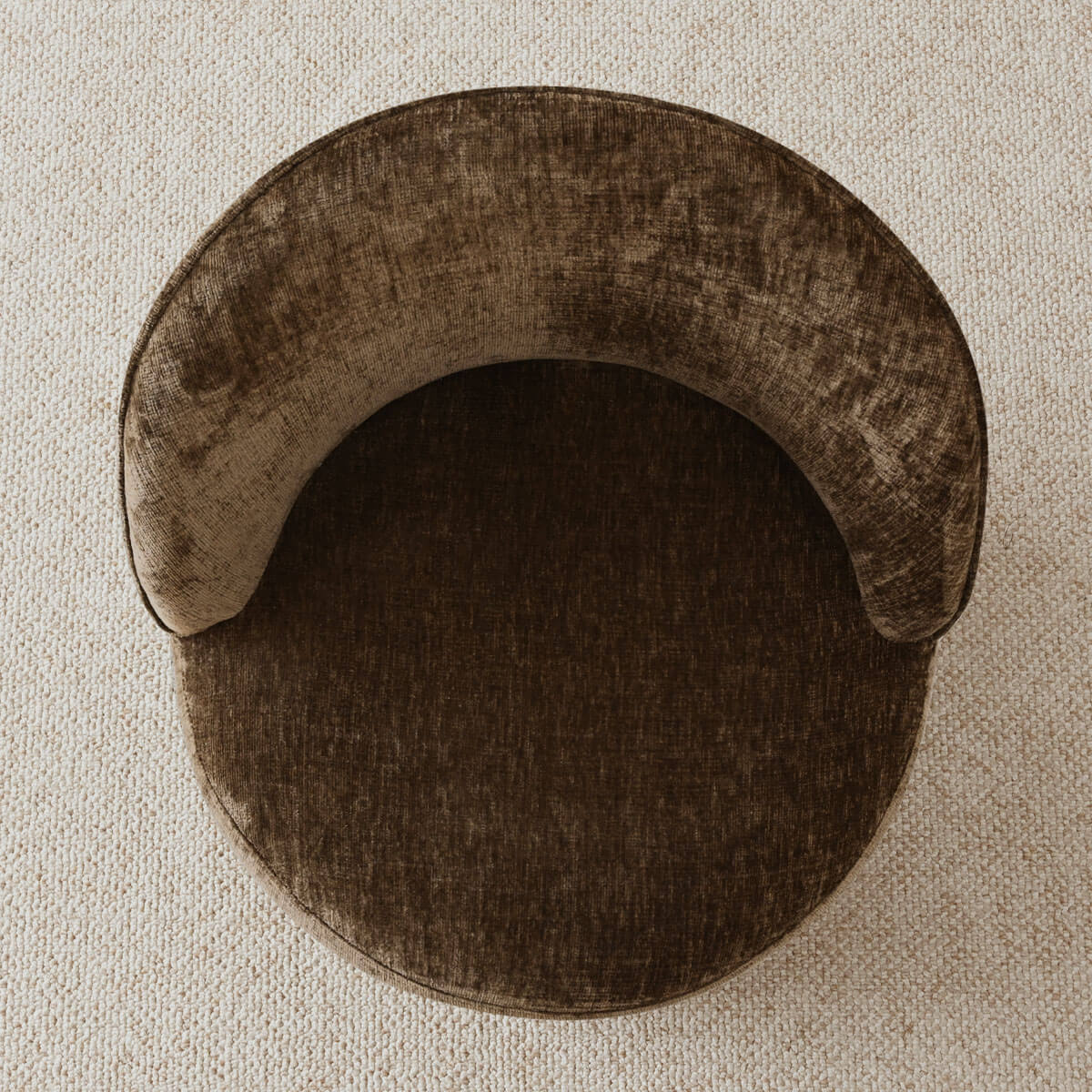 Doris Modern Swivel Small Barrel Chair (Set of 2)