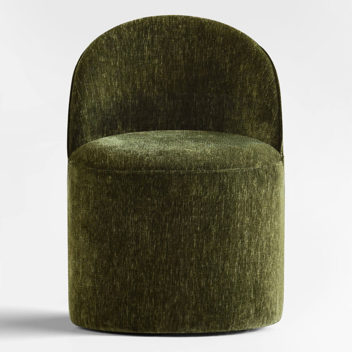 Doris Rolling Upholstered Dining Chair With Castors (1-Piece)