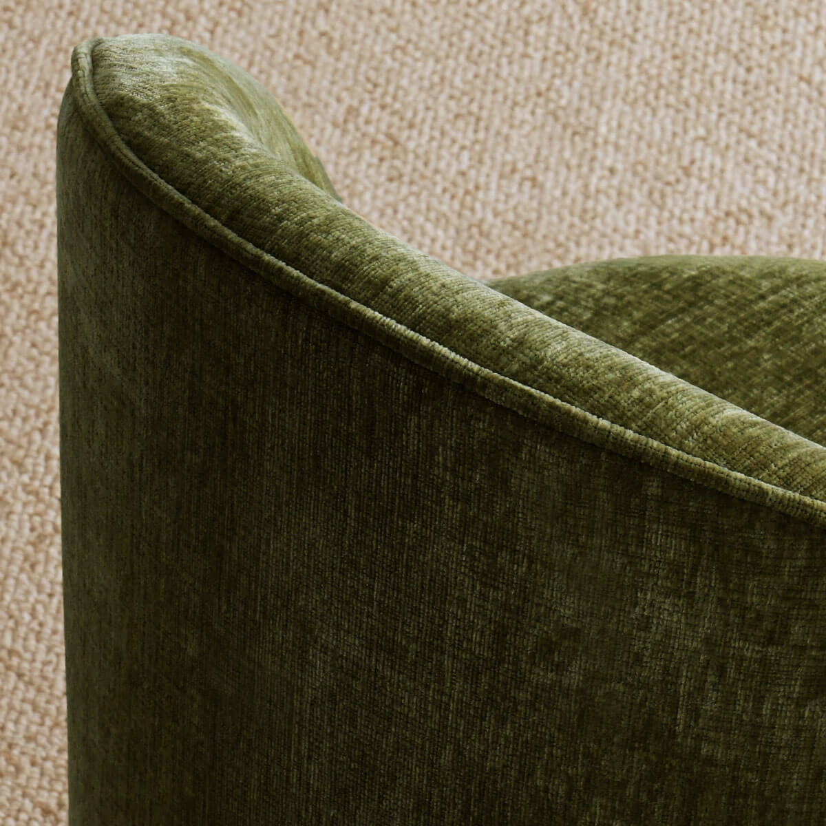 Doris Modern Swivel Small Barrel Chair (Set of 2)