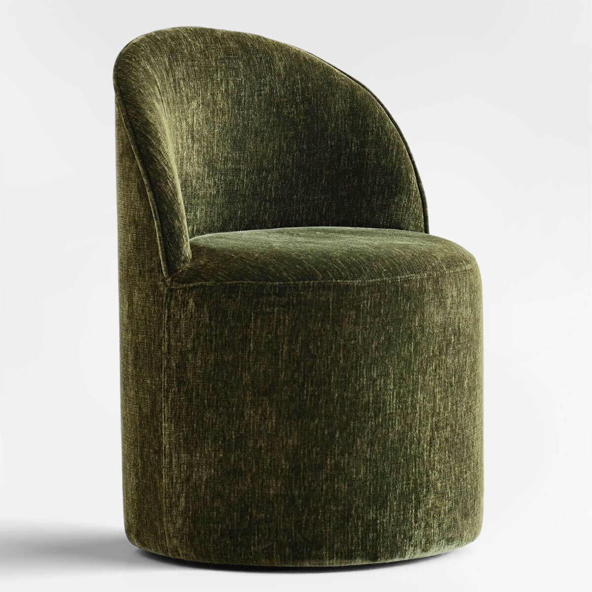 Doris Rolling Upholstered Dining Chair With Castors (Set of 6)