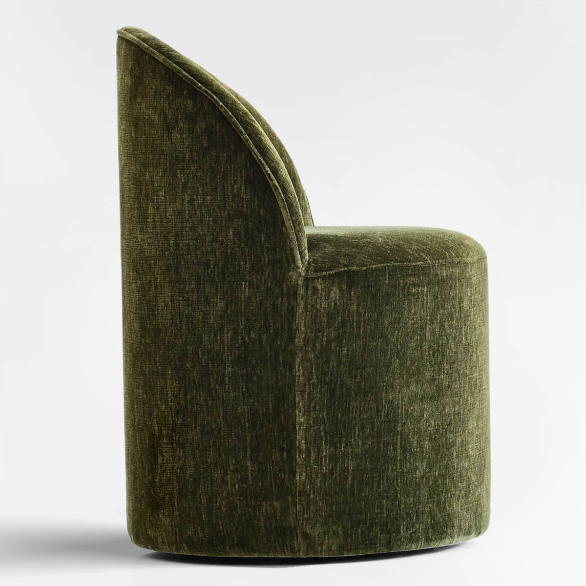 Doris Rolling Upholstered Dining Chair With Castors (Set of 6)