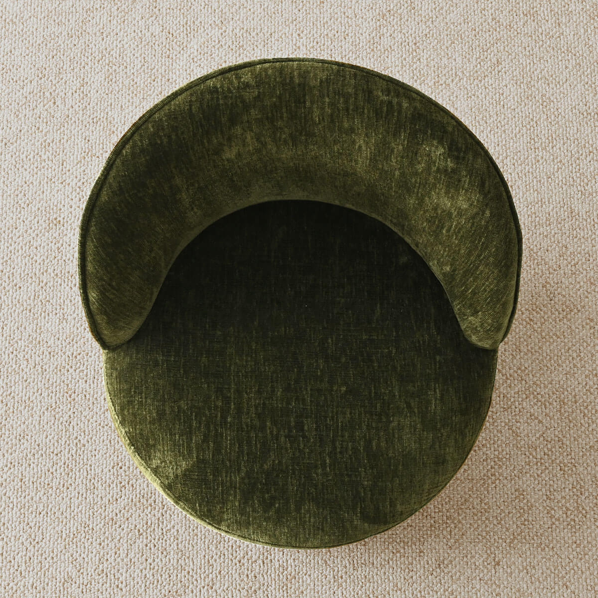 Doris Modern Swivel Small Barrel Chair (Set of 2)