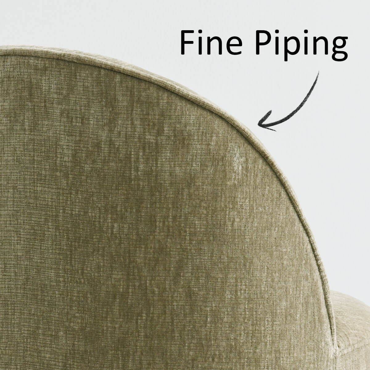 Doris Rolling Upholstered Dining Chair With Castors (1-Piece)