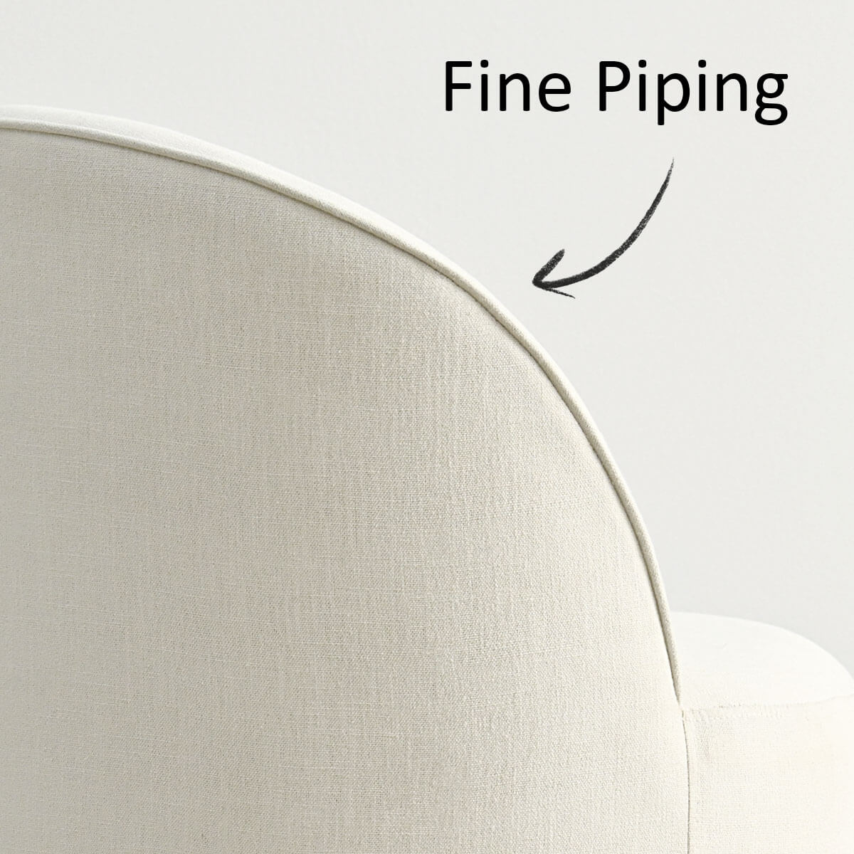 Doris Rolling Upholstered Dining Chair With Castors (1-Piece)