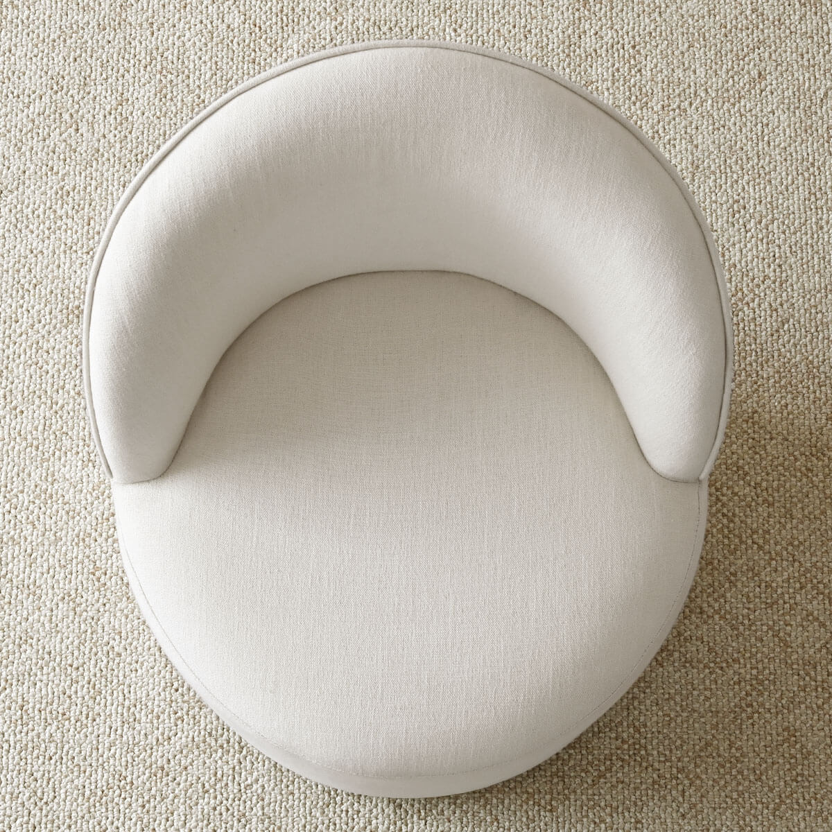 Doris Rolling Upholstered Dining Chair With Castors (1-Piece)