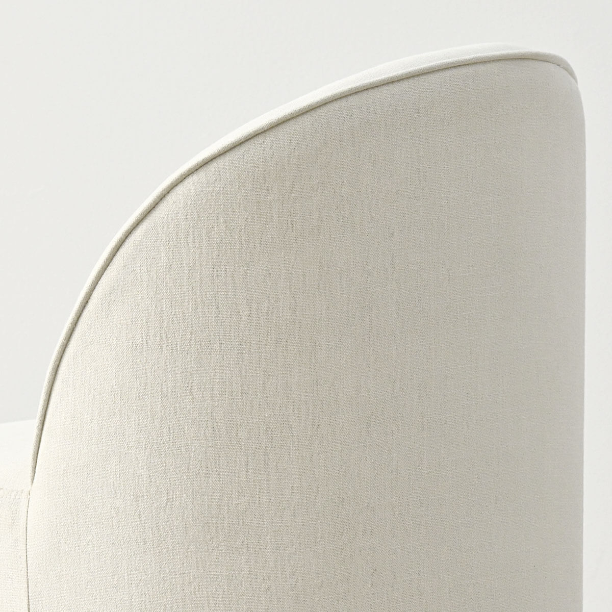 Doris Rolling Upholstered Dining Chair With Castors (1-Piece)