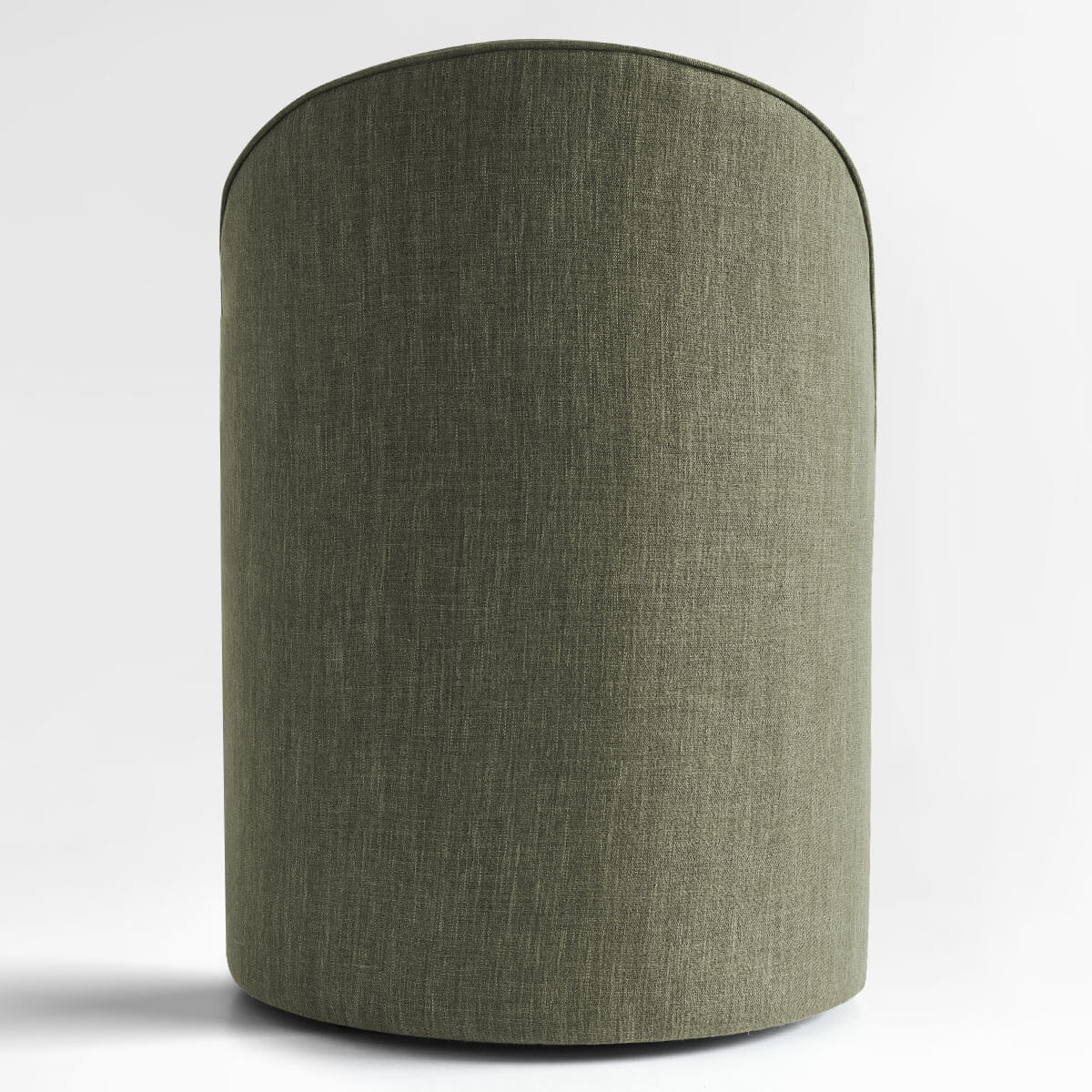 Doris Rolling Upholstered Dining Chair With Castors (1-Piece)