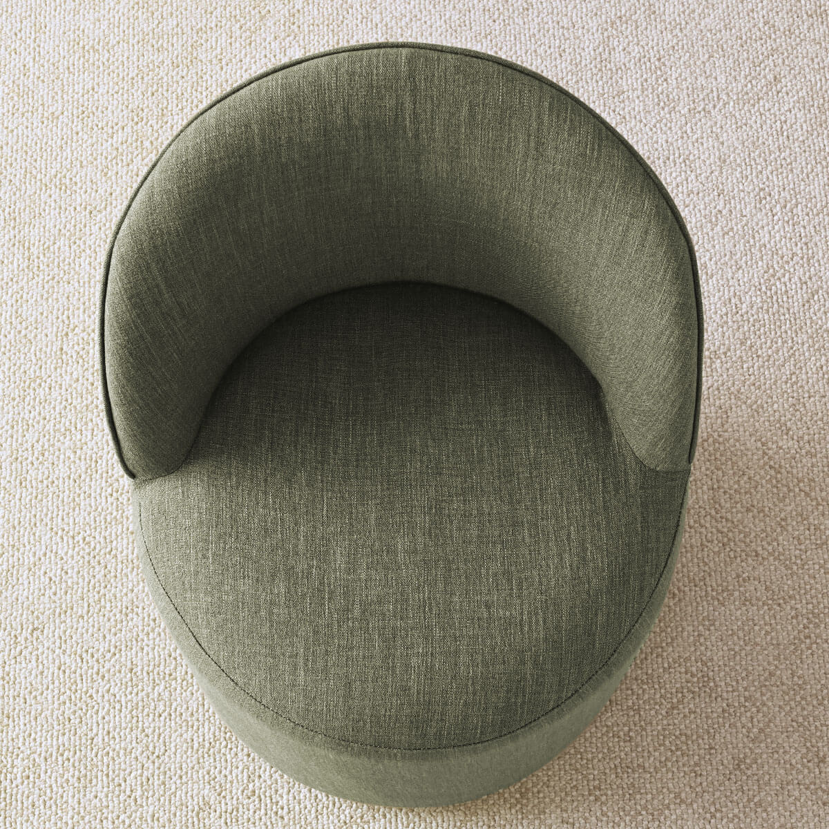 Doris Rolling Upholstered Dining Chair With Castors (1-Piece)