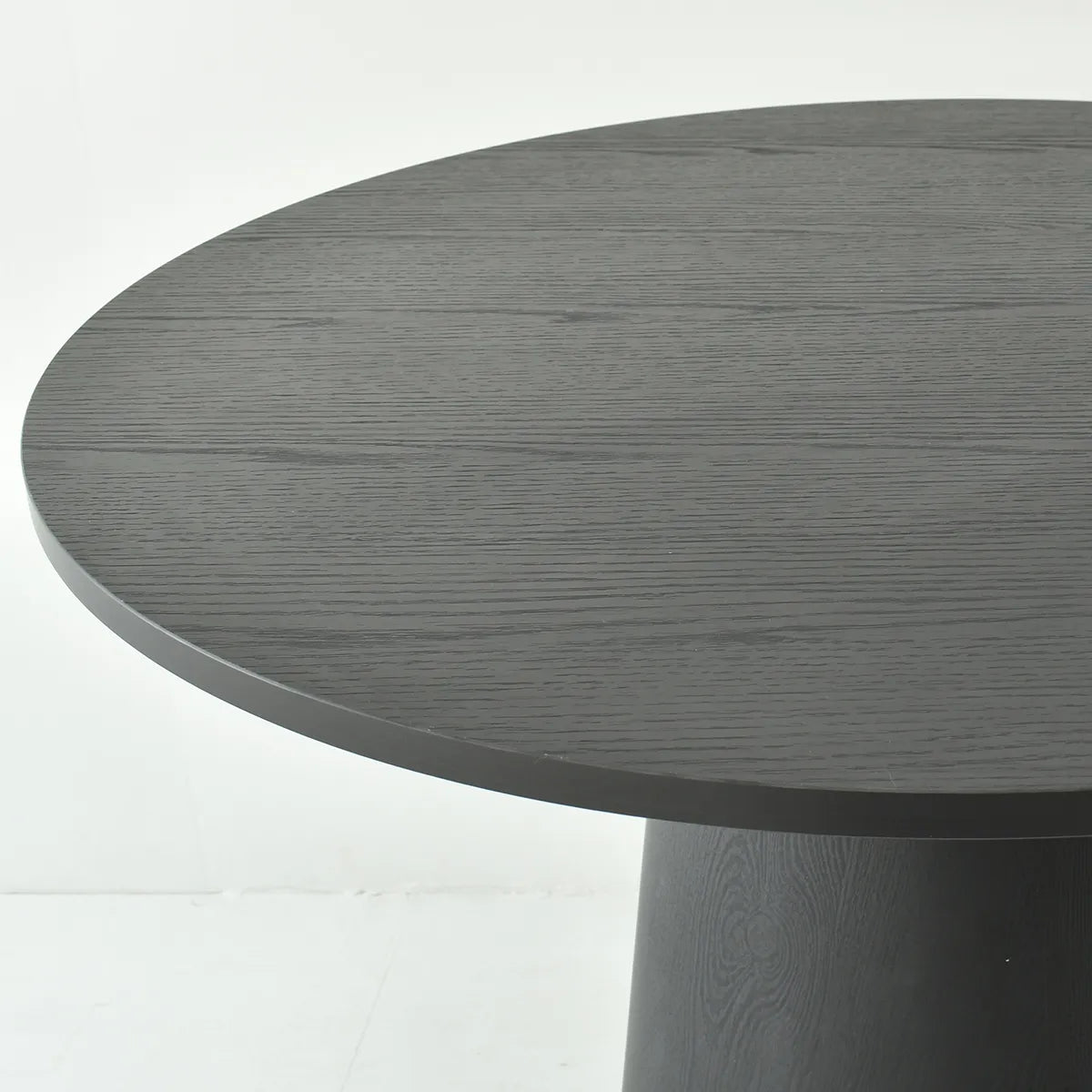 Dwen 35" Modern Round Pedestal Console Table