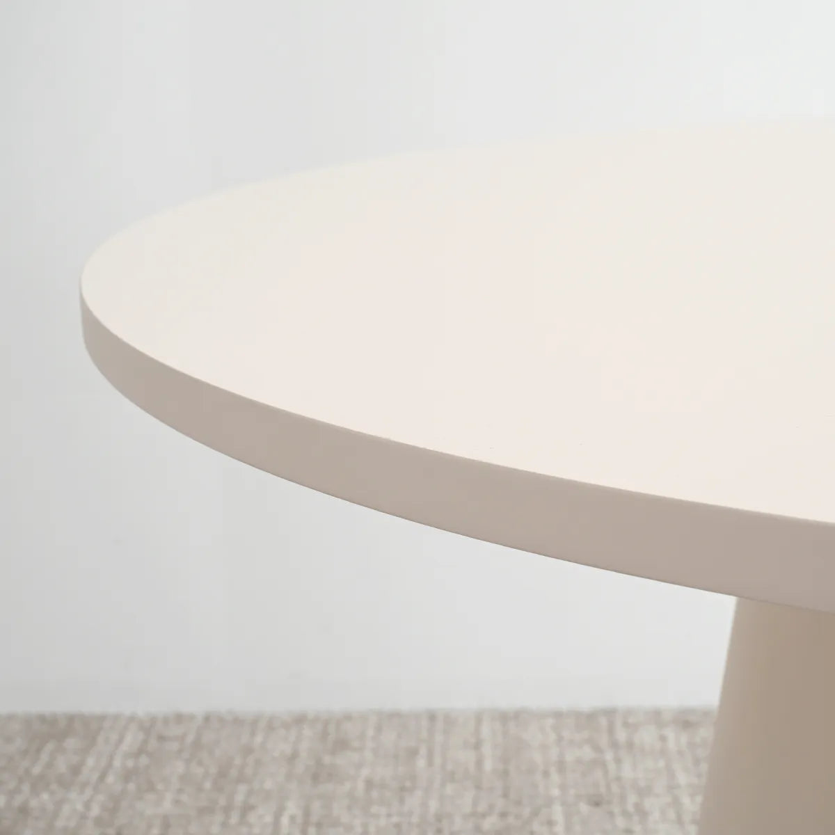 Dwen 35" Modern Round Pedestal Console Table