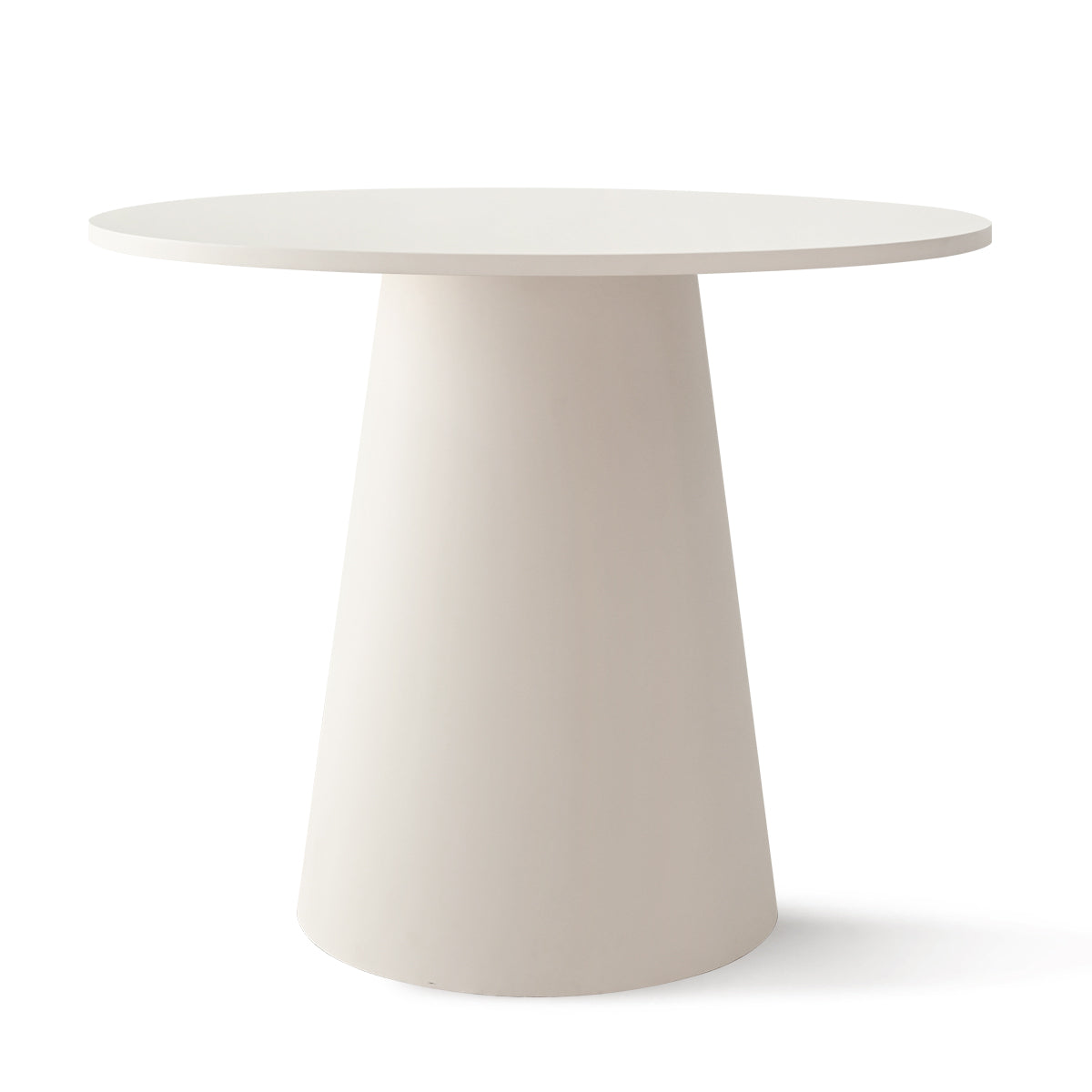 Dwen 35" Modern Round Pedestal Dining Table