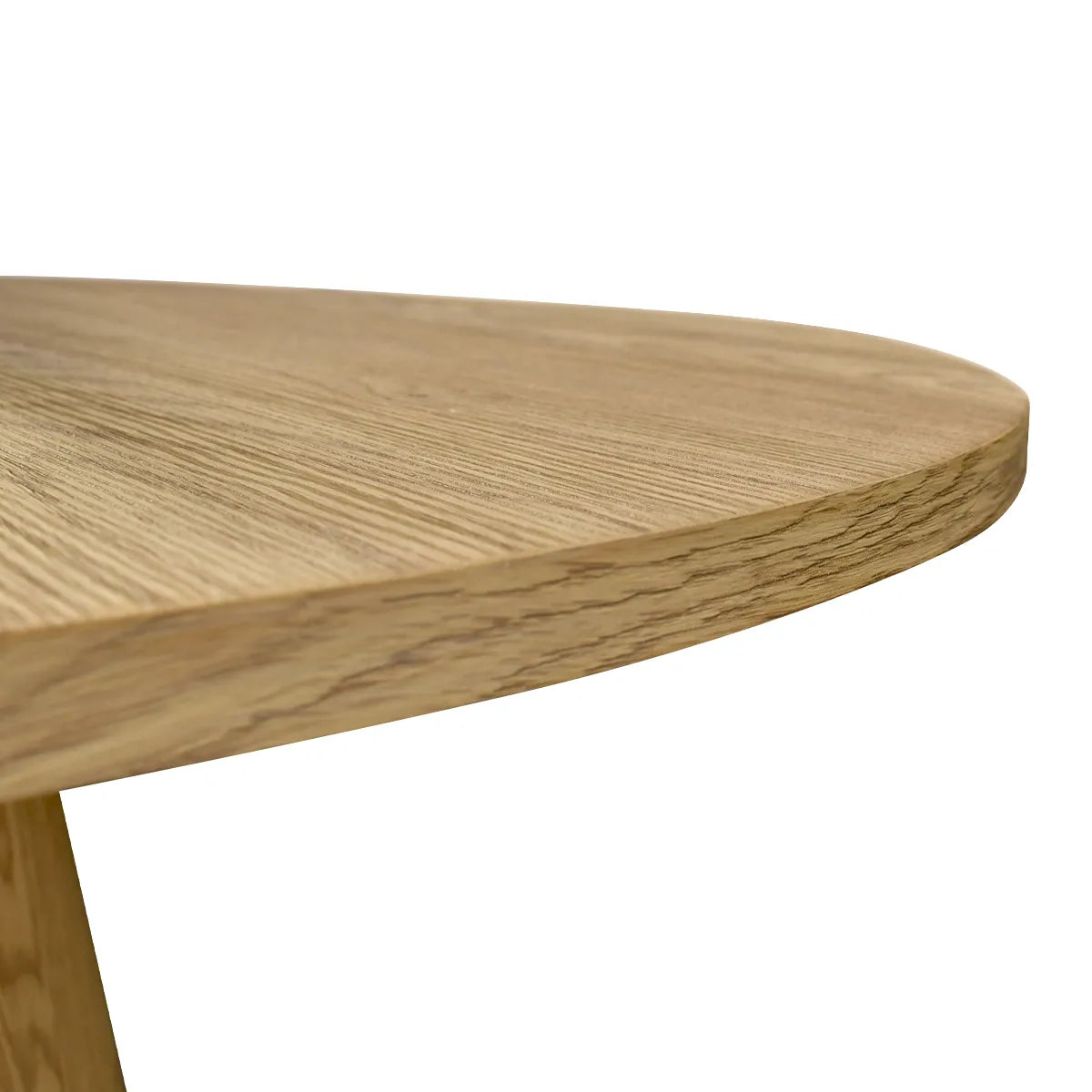 Dwen 35" Modern Round Pedestal Console Table