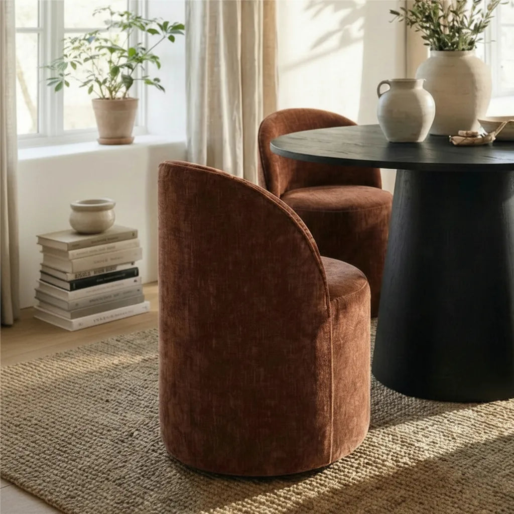 Dwen & Doris 46" Round Dining Table Set for 4 (5-Piece)