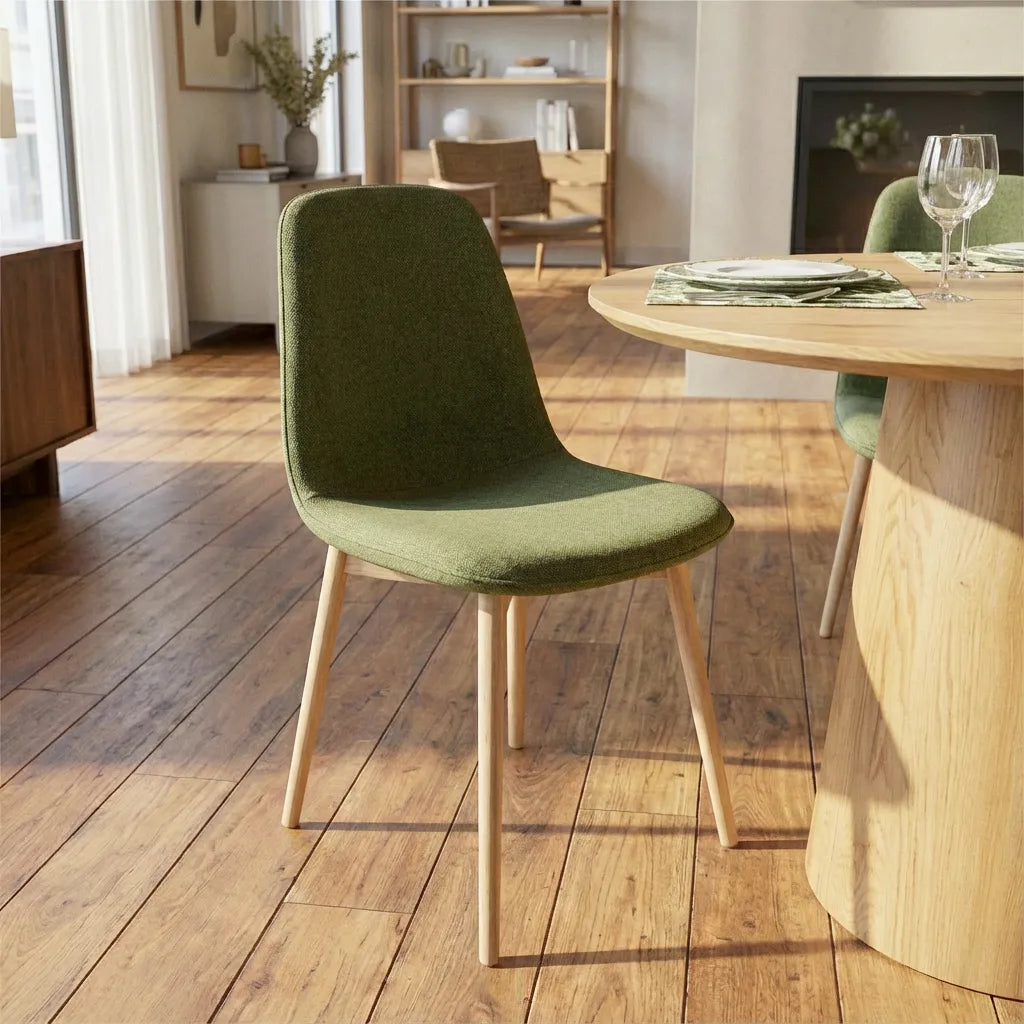 Dwen & Oslo 47"-65"-83" Oval Extendable Dining Table Set for 8 (9-Piece, 3-in-1 Design)