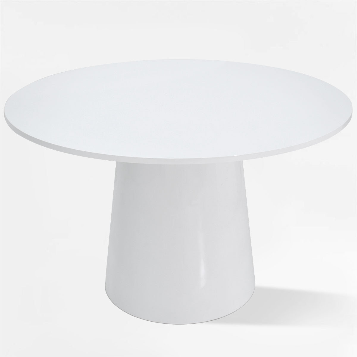 Dwen 46" Modern Round Pedestal Dining Table