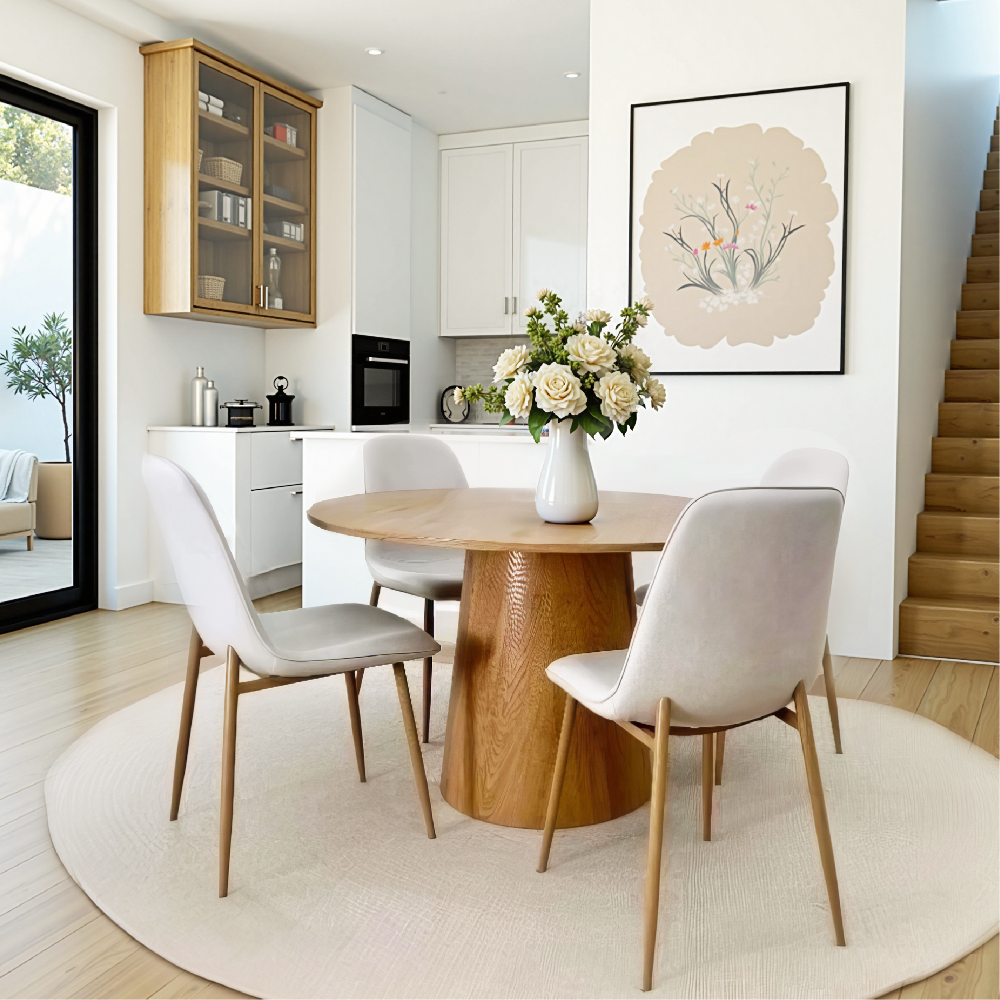 Oslo Modern Upholstered Dining Chair (Set of 4)