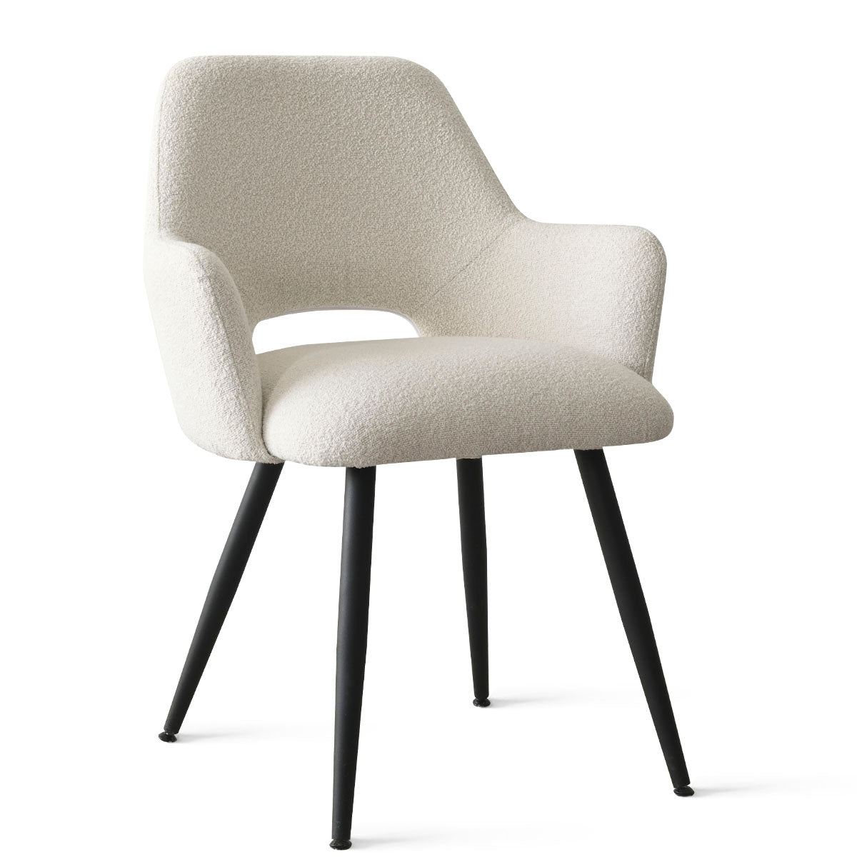 Edwin Upholstered Dining Chair with Arms (Set of 2)