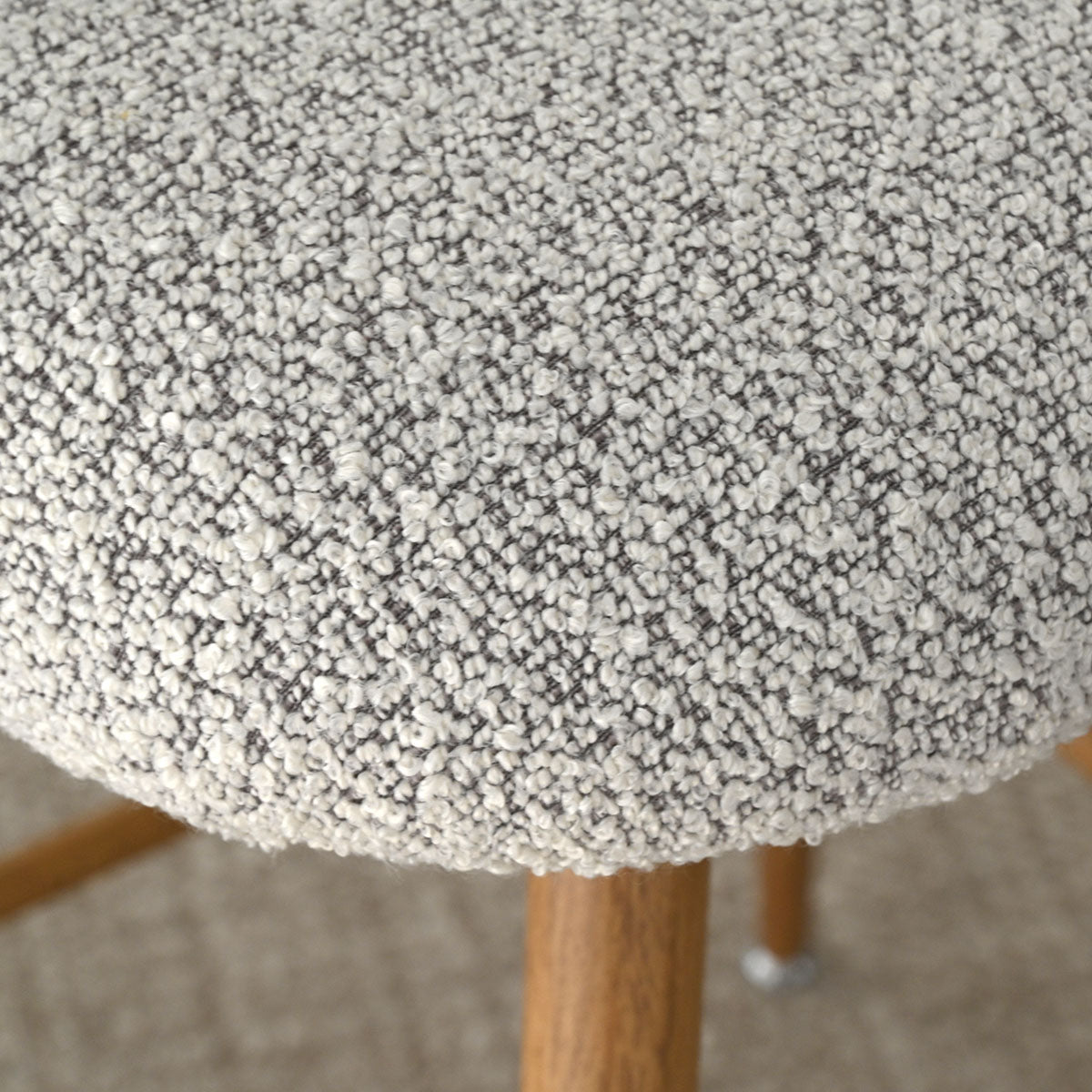 Edwin Boucle Upholstered Counter Stool (Set of 4)