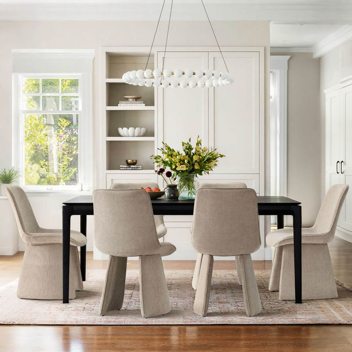 Elsa Modern Upholstered Dining Chairs (Set of 2)