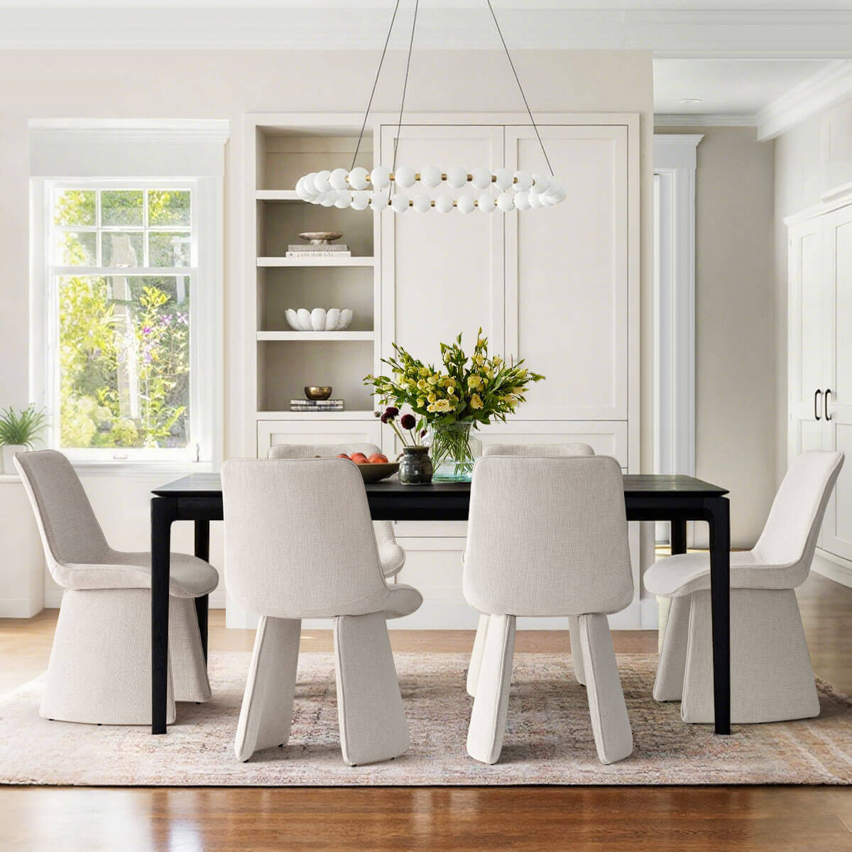 Elsa Modern Upholstered Dining Chairs (Set of 4)