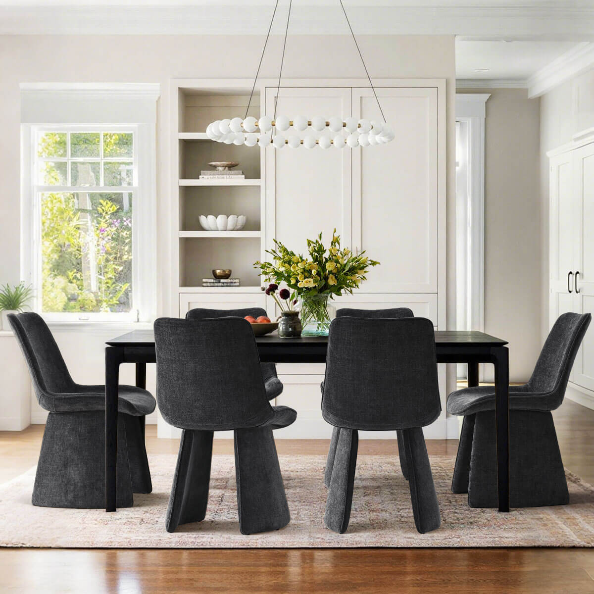 Elsa Modern Upholstered Dining Chairs (Set of 2)