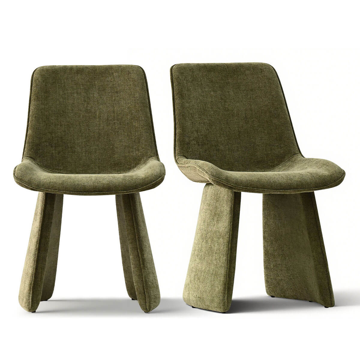 Elsa Modern Upholstered Dining Chairs (Set of 2)