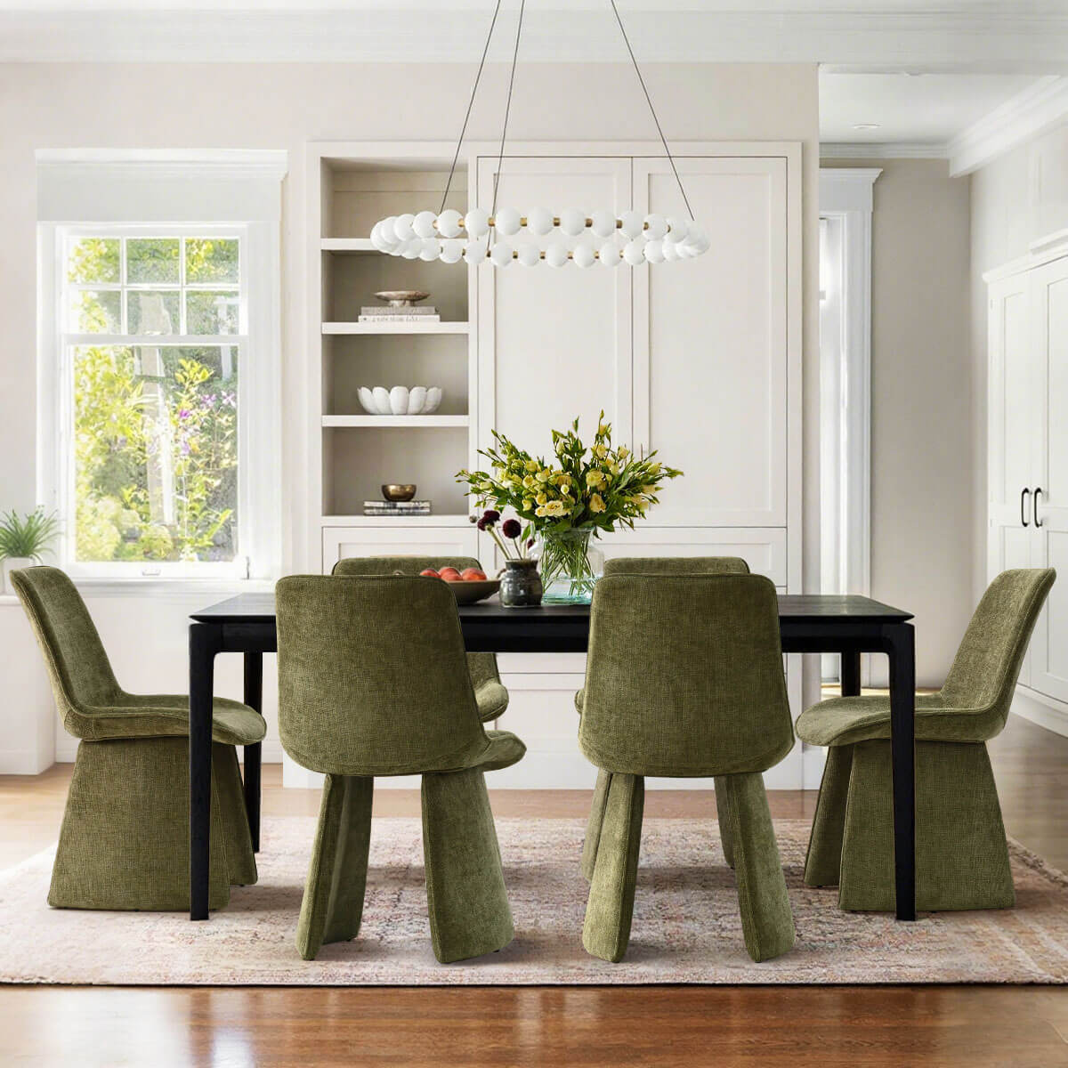 Elsa Modern Upholstered Dining Chairs (Set of 2)