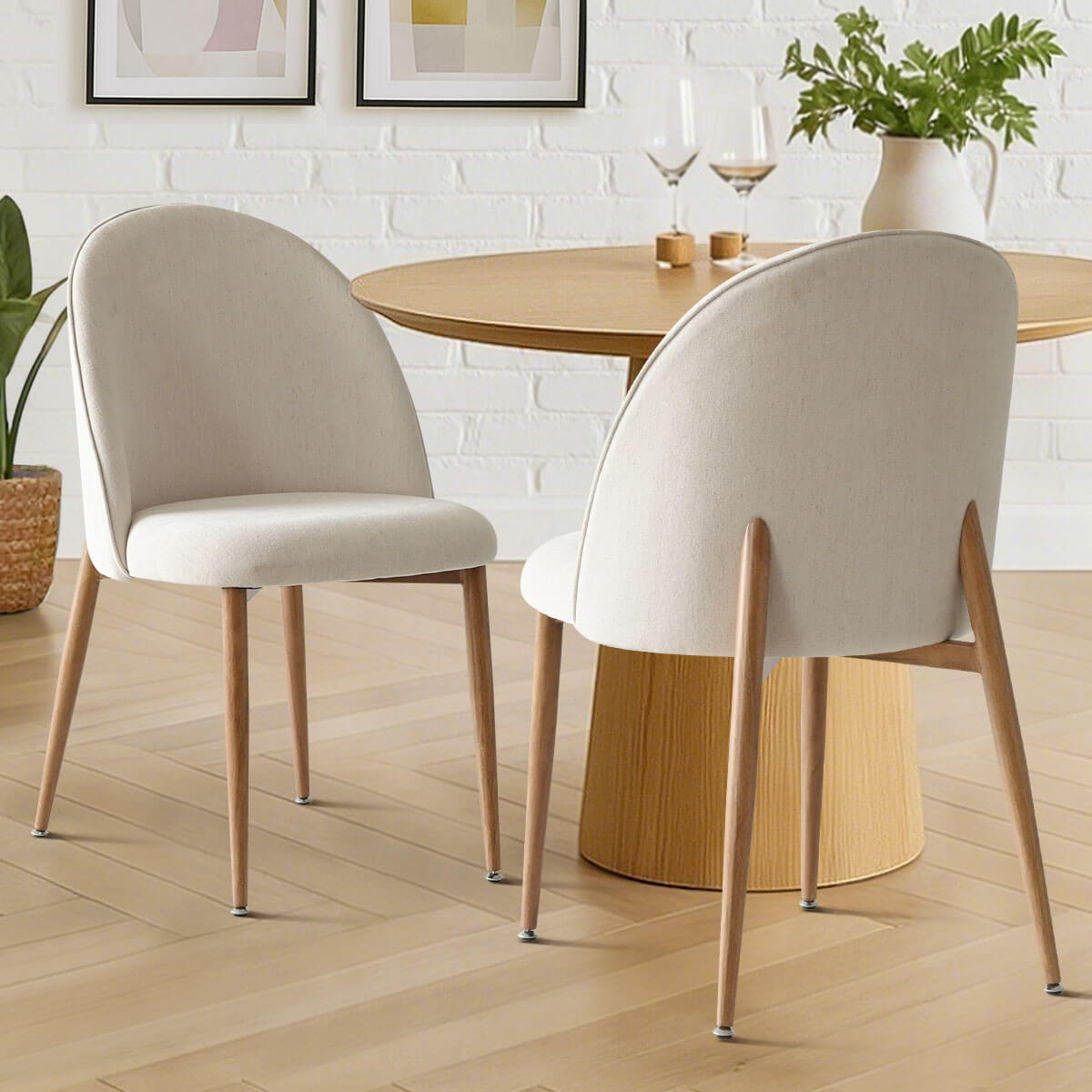 Goteborg Modern Upholstered Dining Chair (Set of 2)